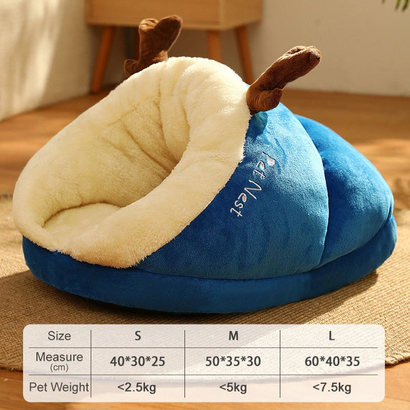 Plush Cat Winter Bed