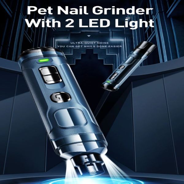 PAWSUNDAY PET NAIL GRINDER FOR DOGS & CATS