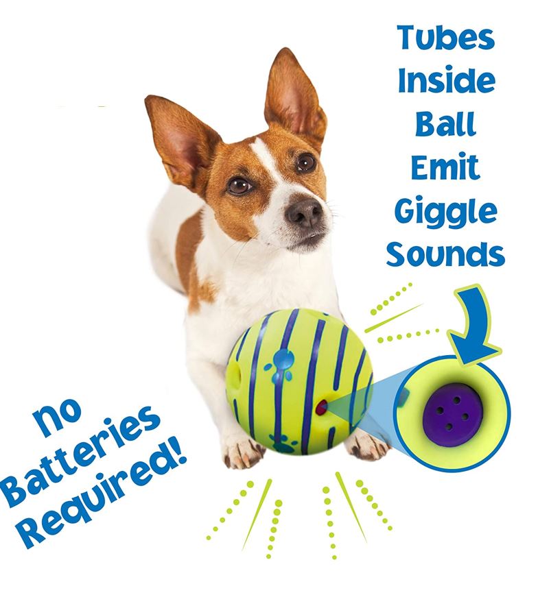 2023 Wobble Gag Giggle Ball Dog Toy