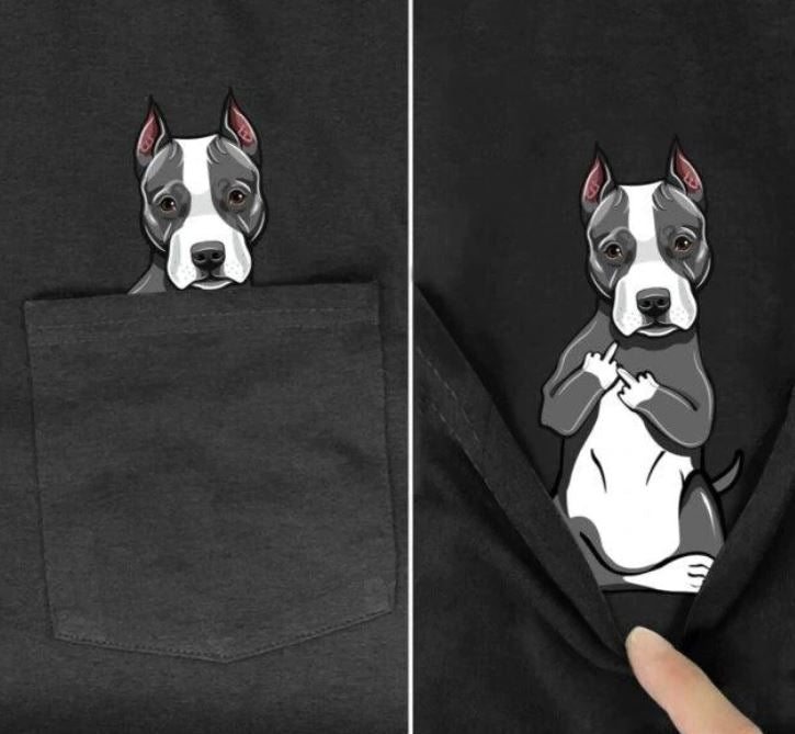 One FXXX Dog Pocket T-shirt