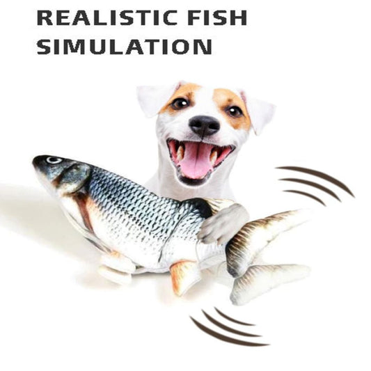 Upgraded Interactive Flopping Fish Dog & Lobster Toy
