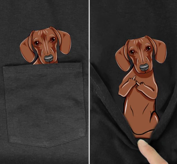 One FXXX Dog Pocket T-shirt