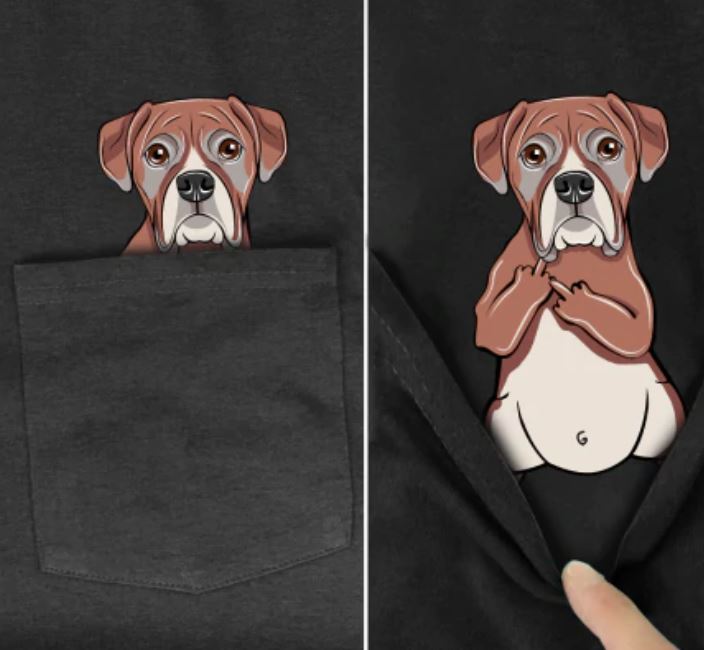 One FXXX Dog Pocket T-shirt