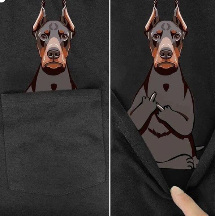 One FXXX Dog Pocket T-shirt