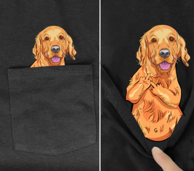 One FXXX Dog Pocket T-shirt