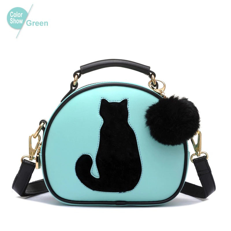 Roya Cat Design Crossbody Bag