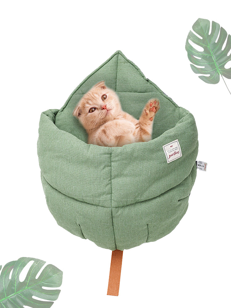 Cat Leaf Shape Cave Bed