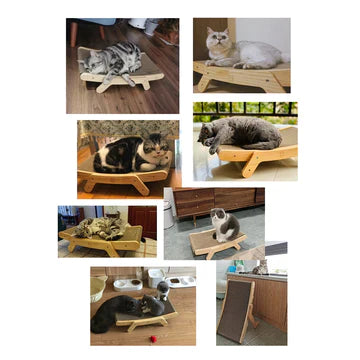 Multi Function Cat Scratching Board Bed