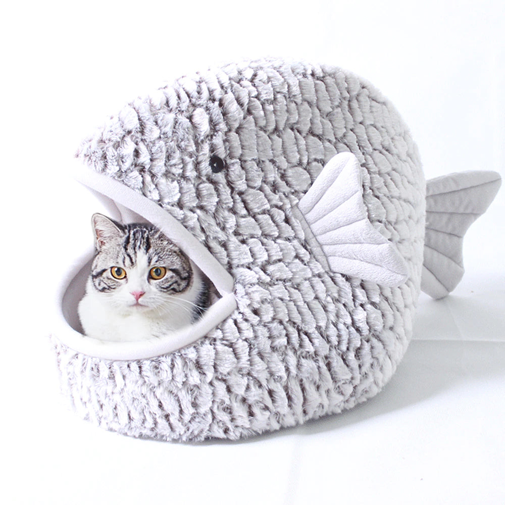 Kawaii Fish Cat Bed