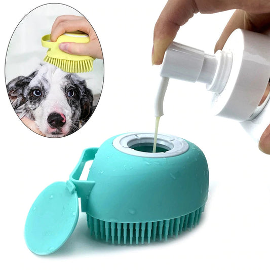 Dog Shampoo Dispenser Brush ( $8.66 ONLY)