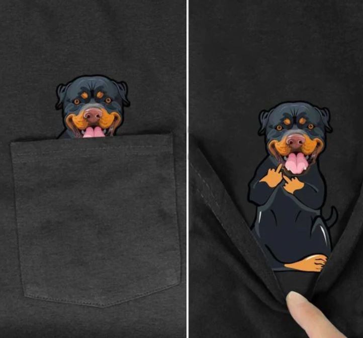 One FXXX Dog Pocket T-shirt