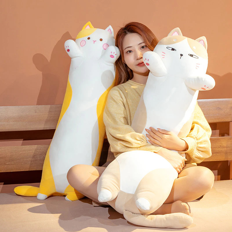 Long Cat Squishmallow Pillow