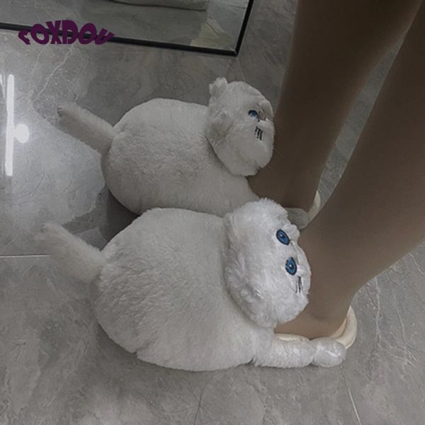 Cuddly Cat Winter Slippers