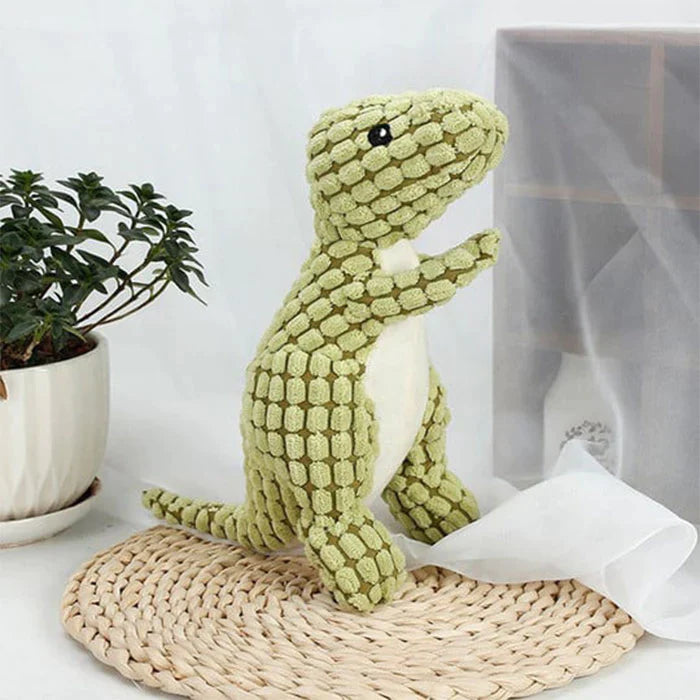 Indestructible Dino Plush Dog Chew toy