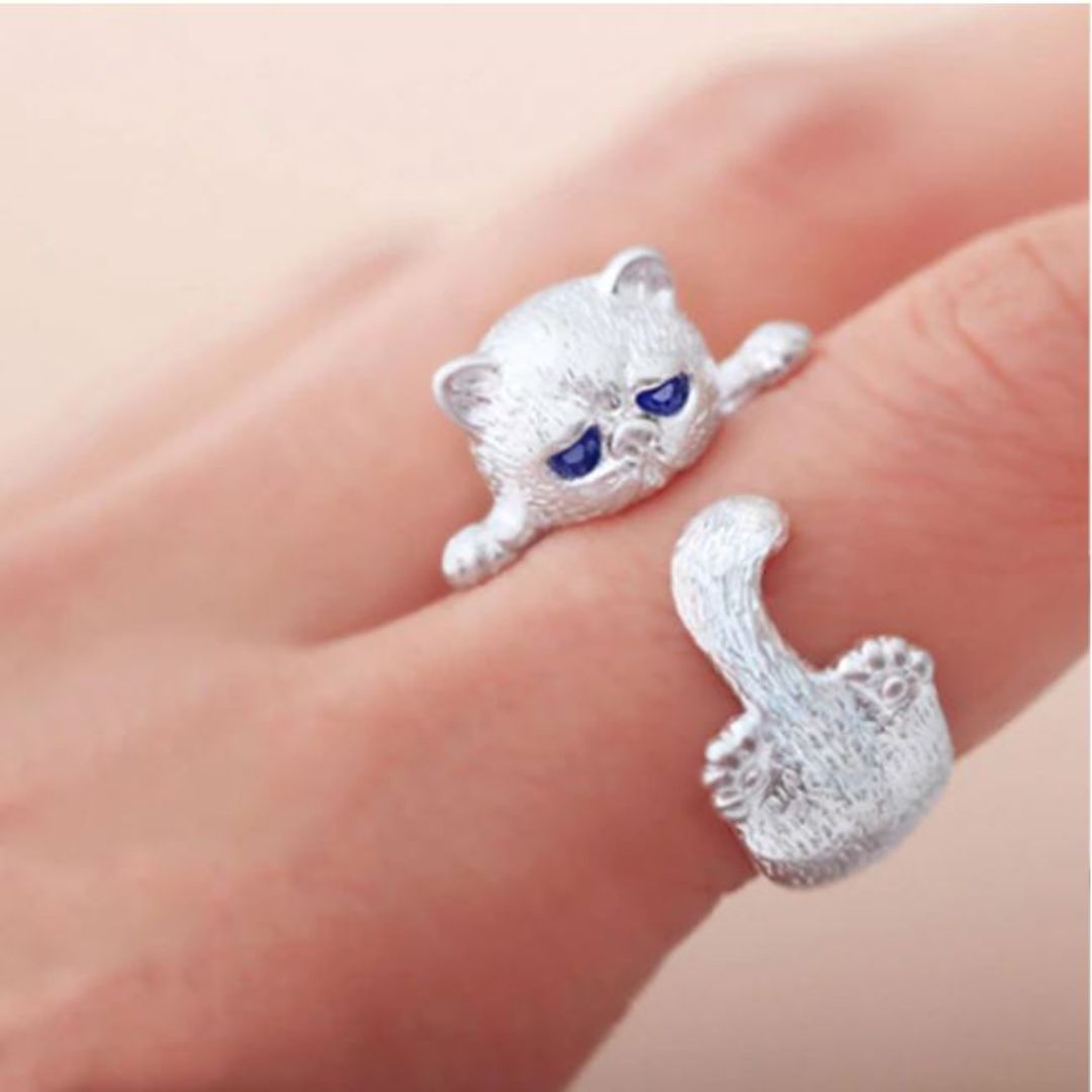 Fortune Cat, Smiley Cat & Hug Me Cat Ring