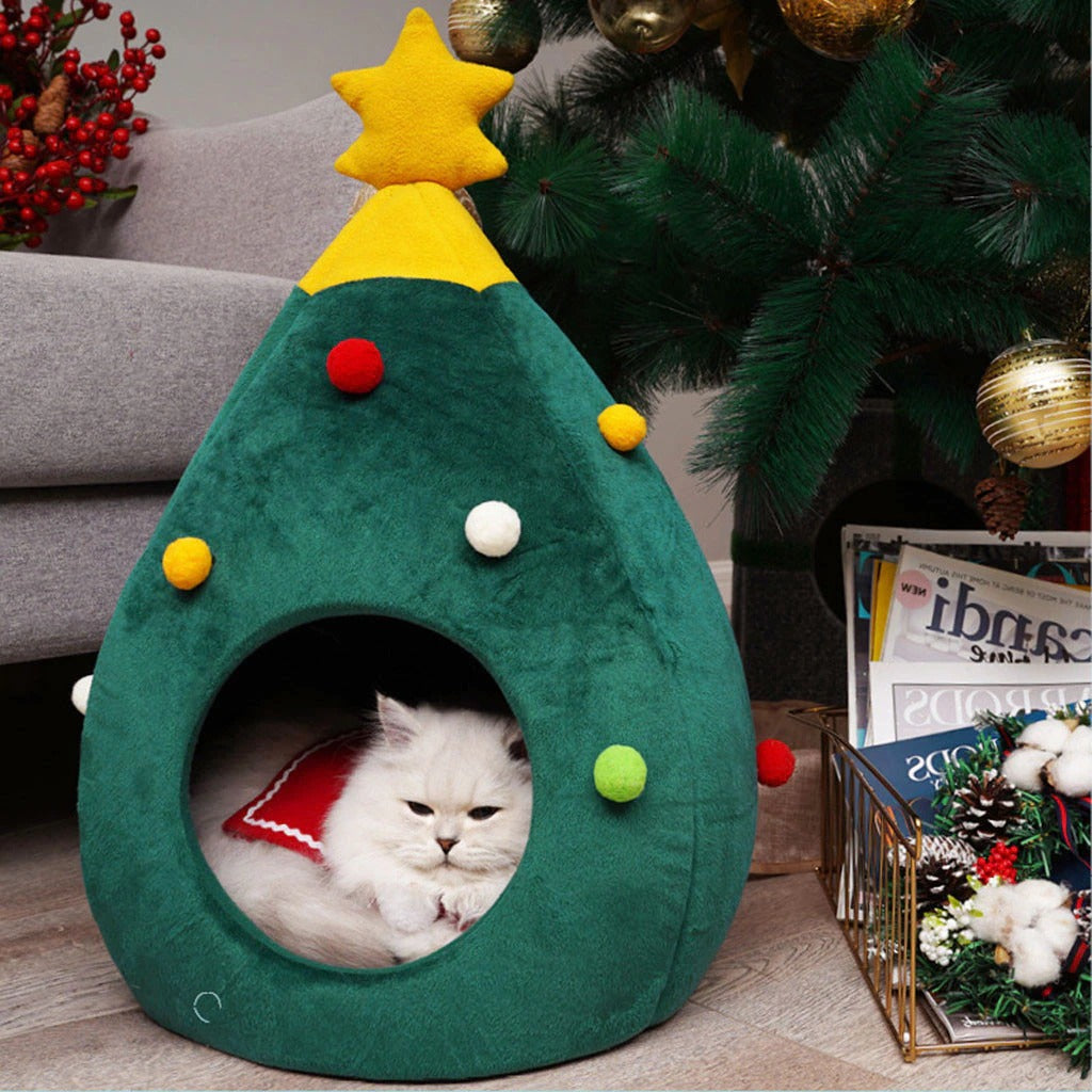 Christmas Tree Cat Bed ( LIMITED EDITION)