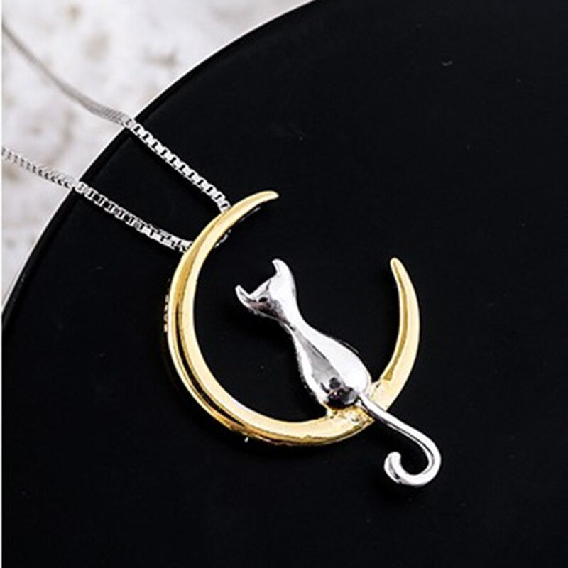 Moon Cat Pendant