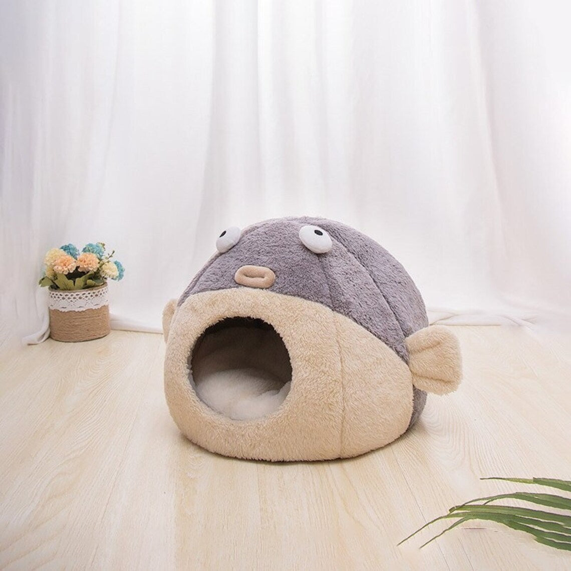 Kawaii Fish Cat Bed