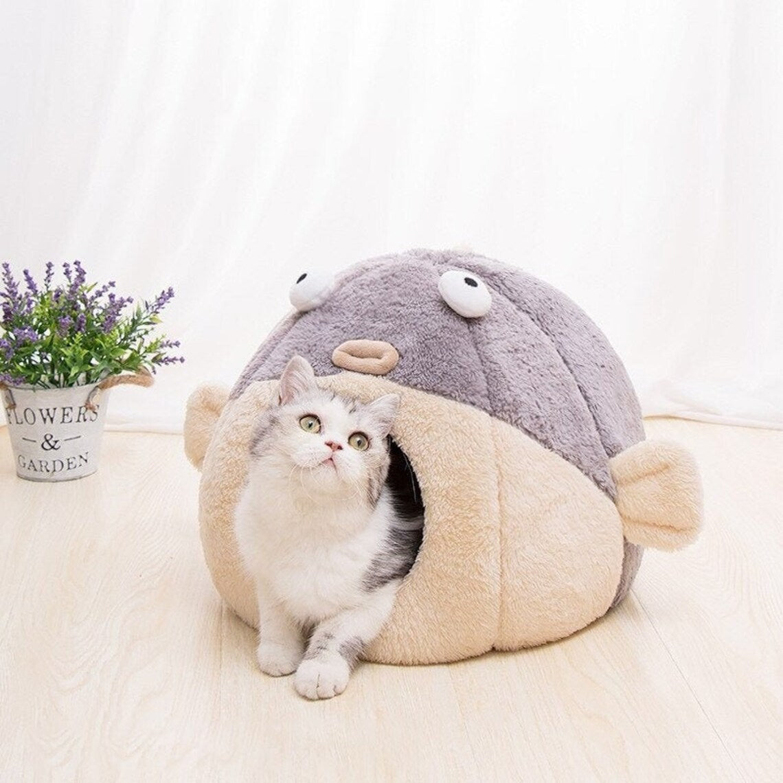 Kawaii Fish Cat Bed