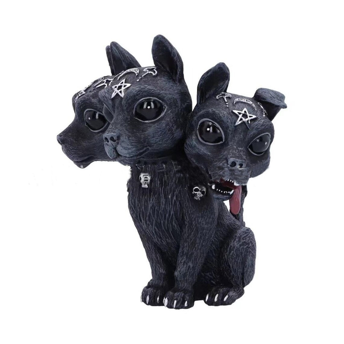 Handmade Three-Headed Dog Resin Crafts Resin Statue Magic Three-Headed Dog