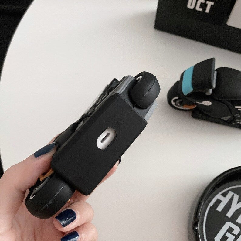 Cool Motorcycle Soft Silicone Airpod Case