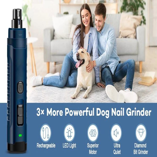 PAWSUNDAY PET NAIL GRINDER FOR DOGS & CATS