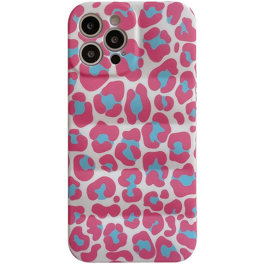 Pink Leopard Puffer Case