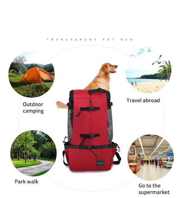 Mycatpuppy Outdoor Dog Travel Backpack