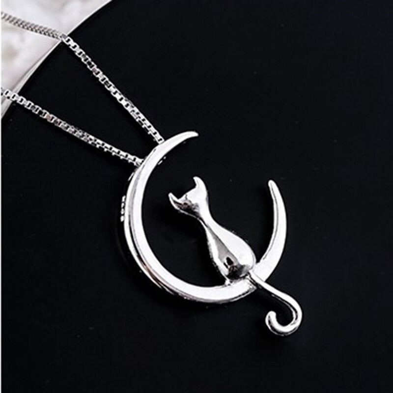 Moon Cat Pendant