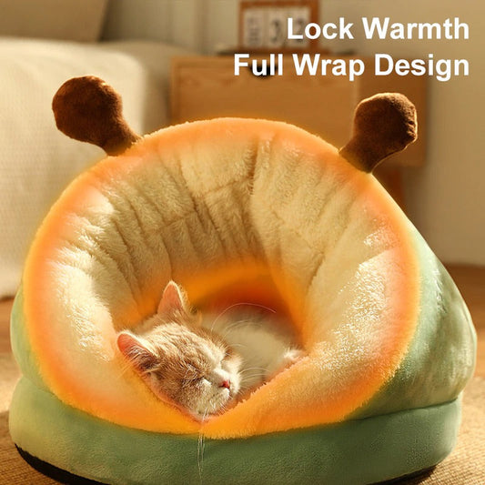 Plush Cat Winter Bed