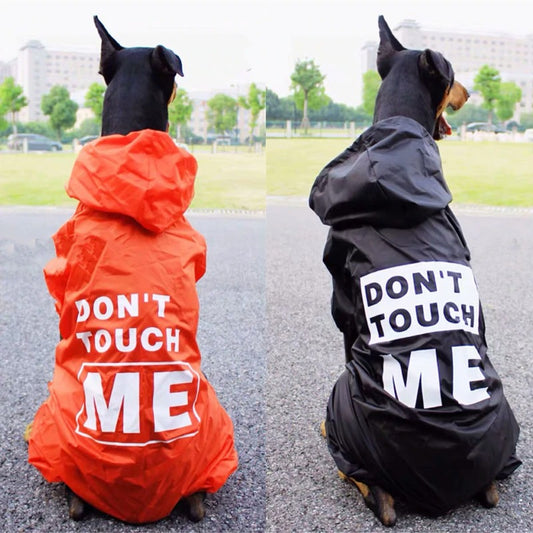 Dog Jumper Raincoat ( Don Touch me)